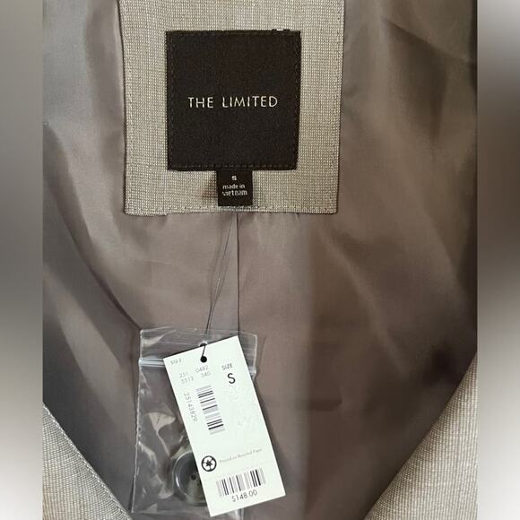 The Limited Blazer Womens Small Tan Business Casual Career Preppy Neutral New - Picture 2 of 6